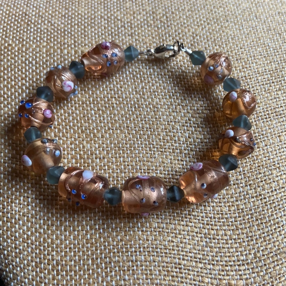 Fun handmade beaded bracelet